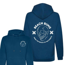 Load image into Gallery viewer, Beach To Streets Inked Blue Hoodie