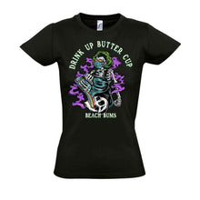 Load image into Gallery viewer, Drink Up Butter Cup ladies Fit (Available in Black & White)