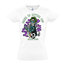 Load image into Gallery viewer, Drink Up Butter Cup ladies Fit (Available in Black & White)