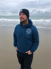 Load image into Gallery viewer, Beach To Streets Inked Blue Hoodie