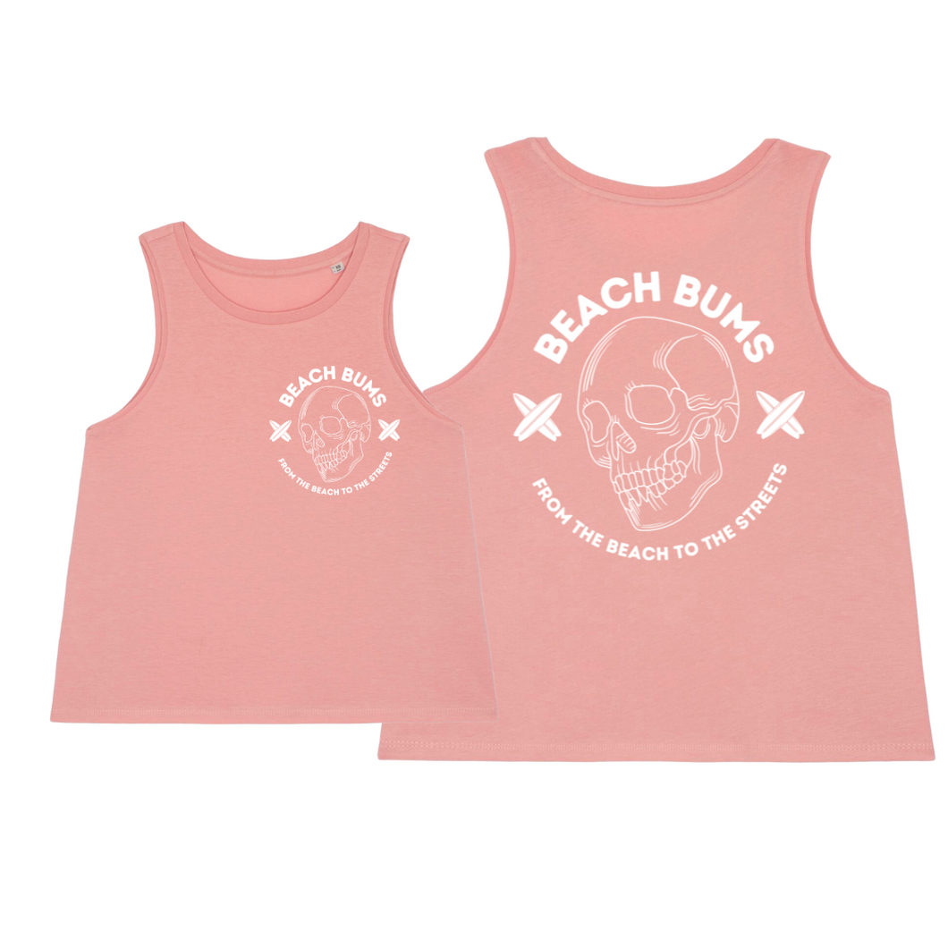 Pink Surf From The Beach To The Streets (Ladies Vest Top)