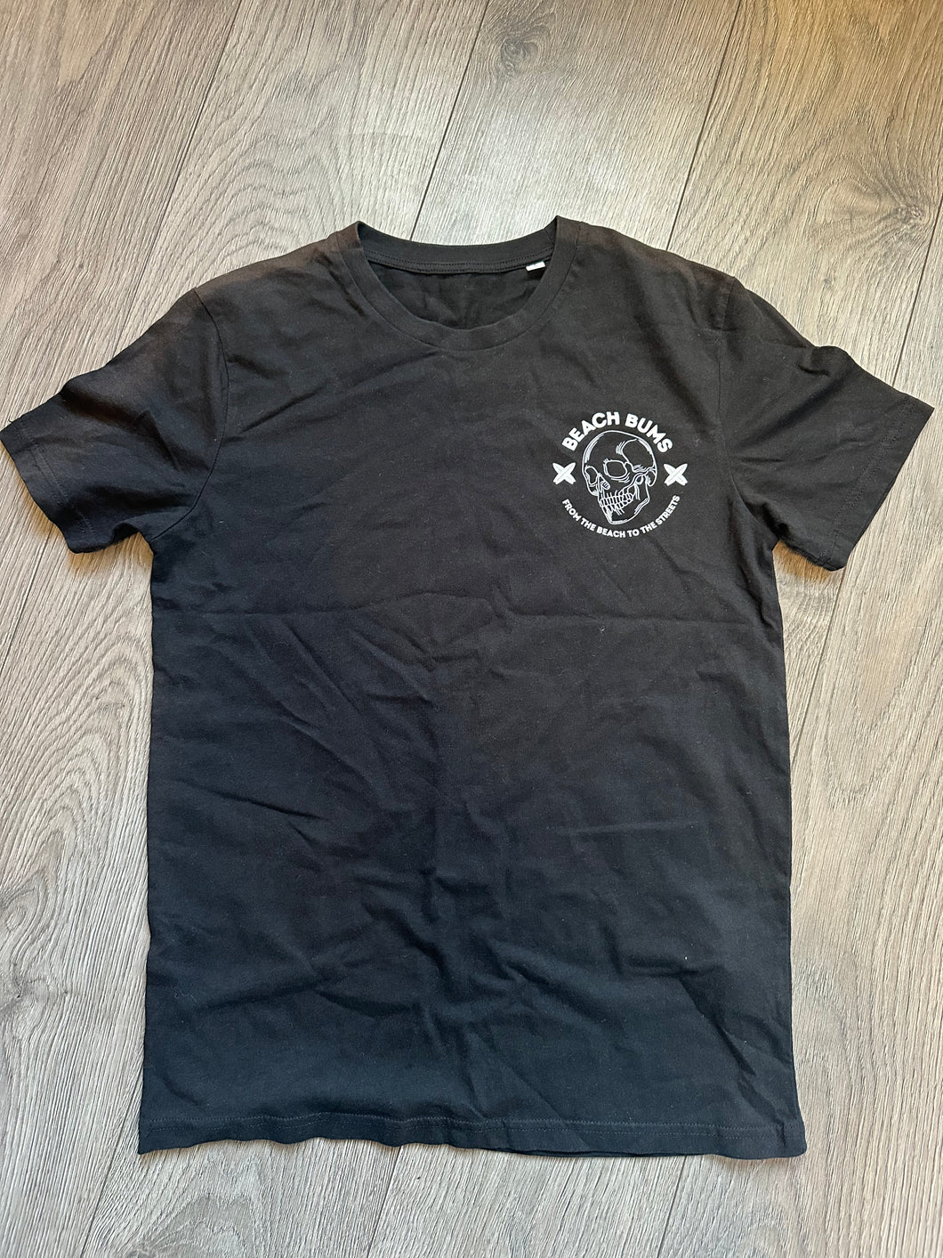 Clearance - Black Small Beach To The Streets Tee