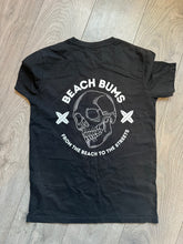 Load image into Gallery viewer, Clearance - Black Small Beach To The Streets Tee
