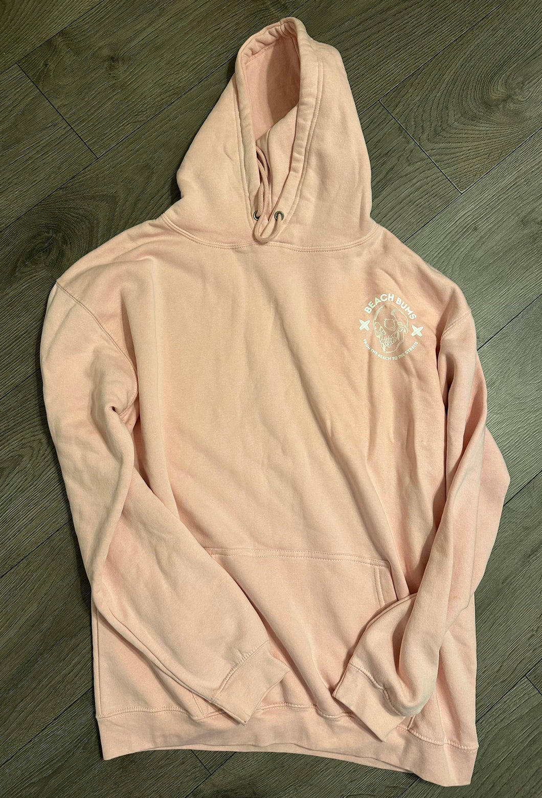 Clearance - Pink XXL ‘From The Beach To The Streets’ Hoodie