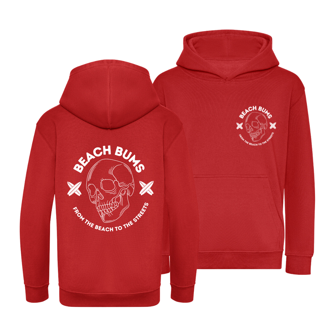 Beach To The Streets Red Hoodie