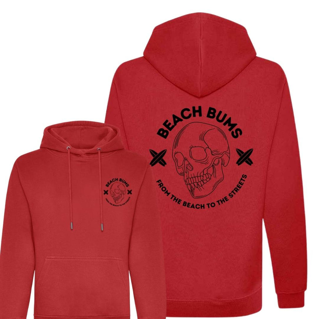 Beach To Streets Fire Red Hoodie