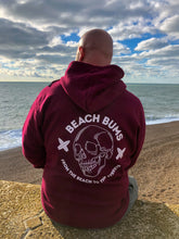 Load image into Gallery viewer, Beach To Streets Burgundy Hoodie
