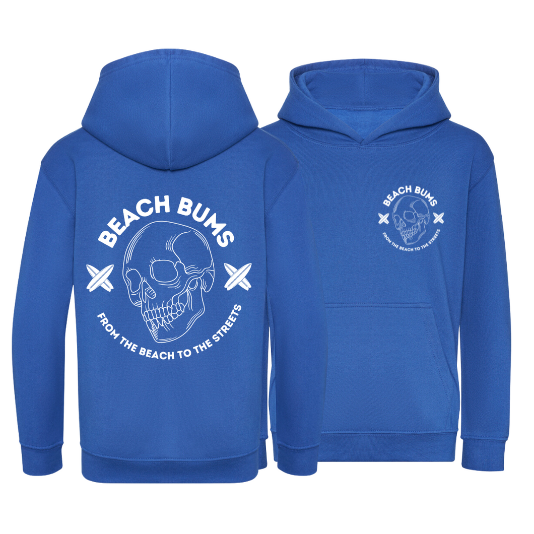 Beach To The Streets Blue Hoodie
